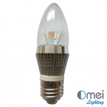 10piece LED E27 candle globe 4w halogen light Bulb CE RoHS Bullet Tiop